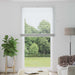 Venetiaanse jaloezie Wit 213 x 110 cm 25 mm PVC