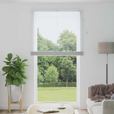 Venetiaanse jaloezie Wit 213 x 120 cm 25 mm PVC