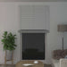 Venetiaanse jaloezie Wit 213 x 120 cm 25 mm PVC