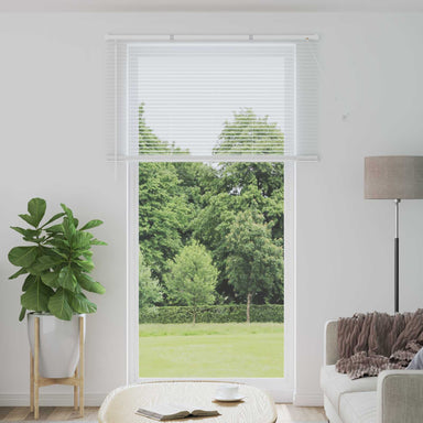 Venetiaanse jaloezie Wit 213 x 140 cm 25 mm PVC