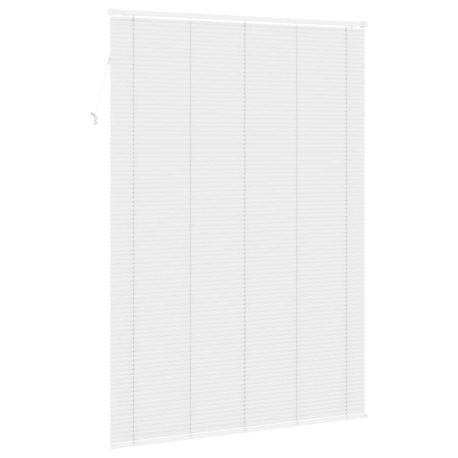 Venetiaanse jaloezie Wit 213 x 140 cm 25 mm PVC