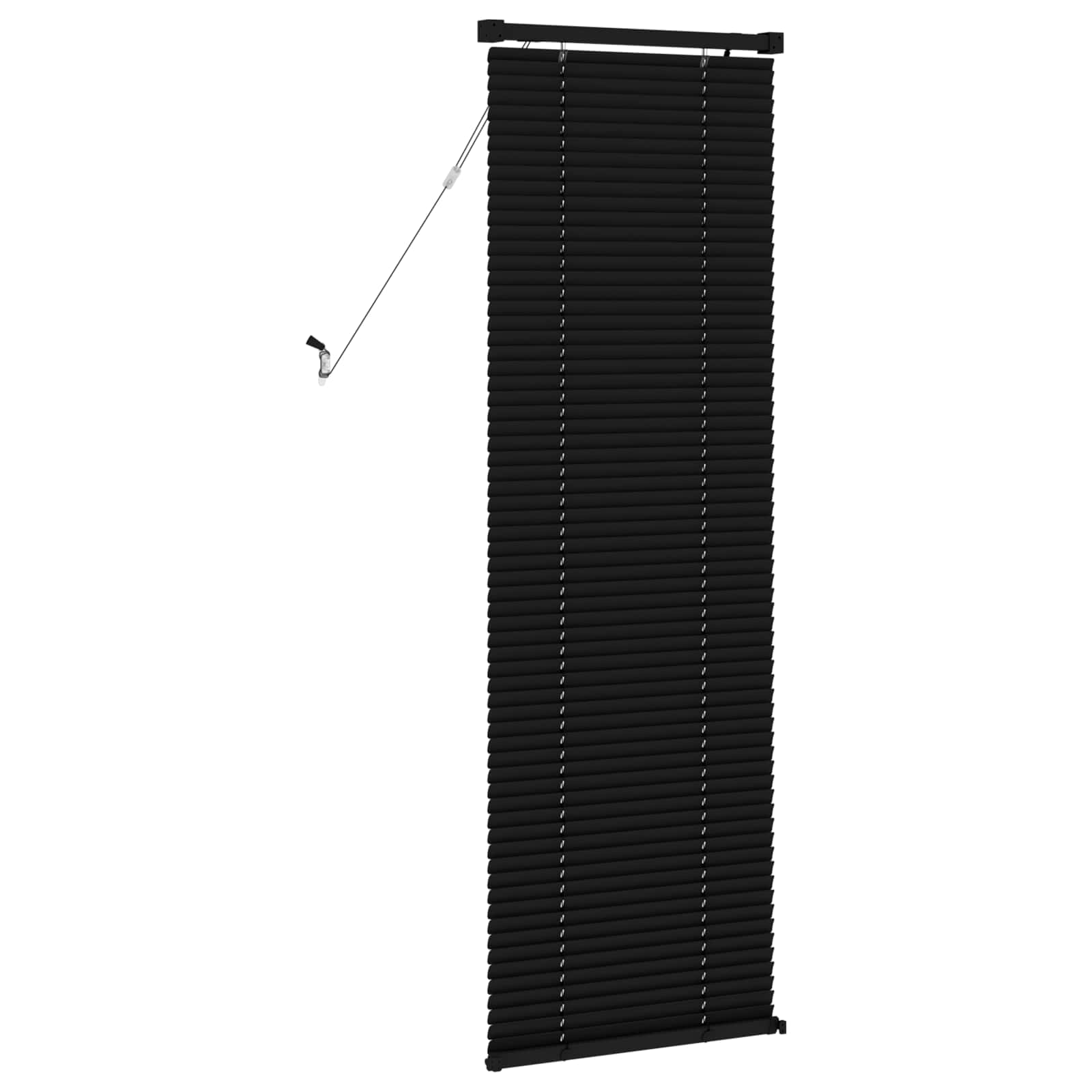 Venetiaanse jaloezie Zwart 150 x 40 cm 25 mm PVC