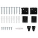 Venetiaanse jaloezie Zwart 150 x 90 cm 25 mm PVC