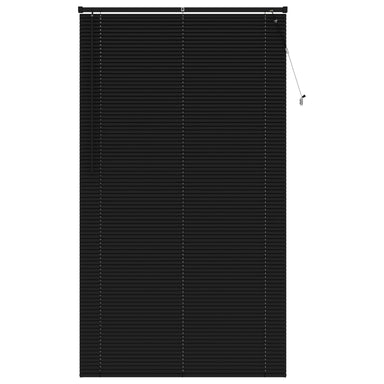 Venetiaanse jaloezie Zwart 213 x 110 cm 25 mm PVC