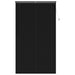 Venetiaanse jaloezie Zwart 213 x 120 cm 25 mm PVC