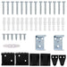 Venetiaanse jaloezie Zwart 213 x 140 cm 25 mm PVC