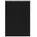 Venetiaanse jaloezie Zwart 213 x 150 cm 25 mm PVC