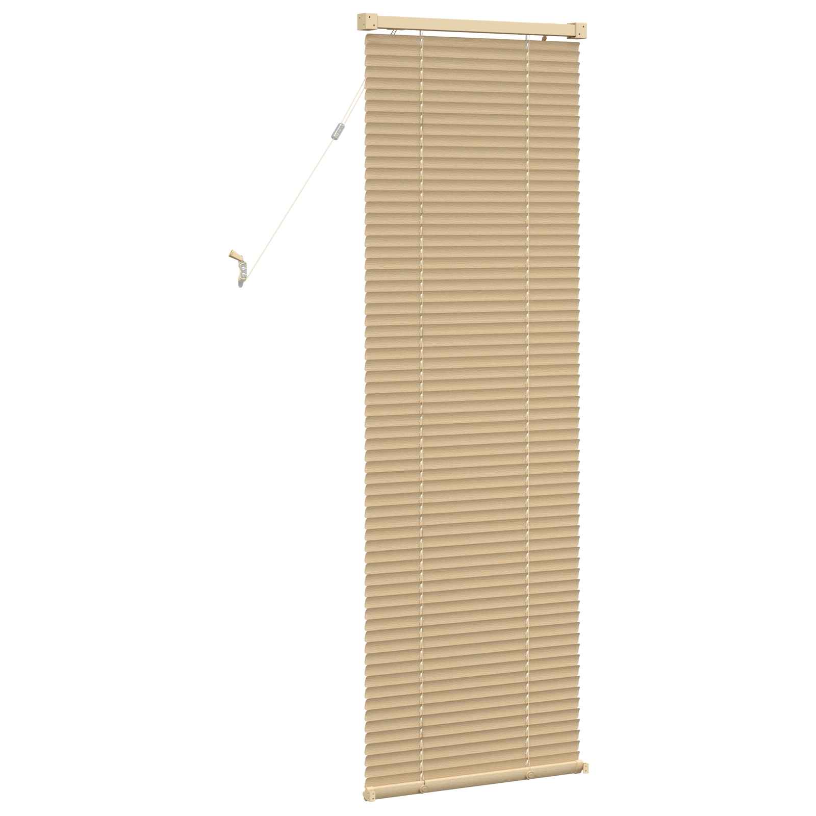 Venetiaanse jaloezie Lichtbruin met Patroon 150 x 40 cm 25 mm