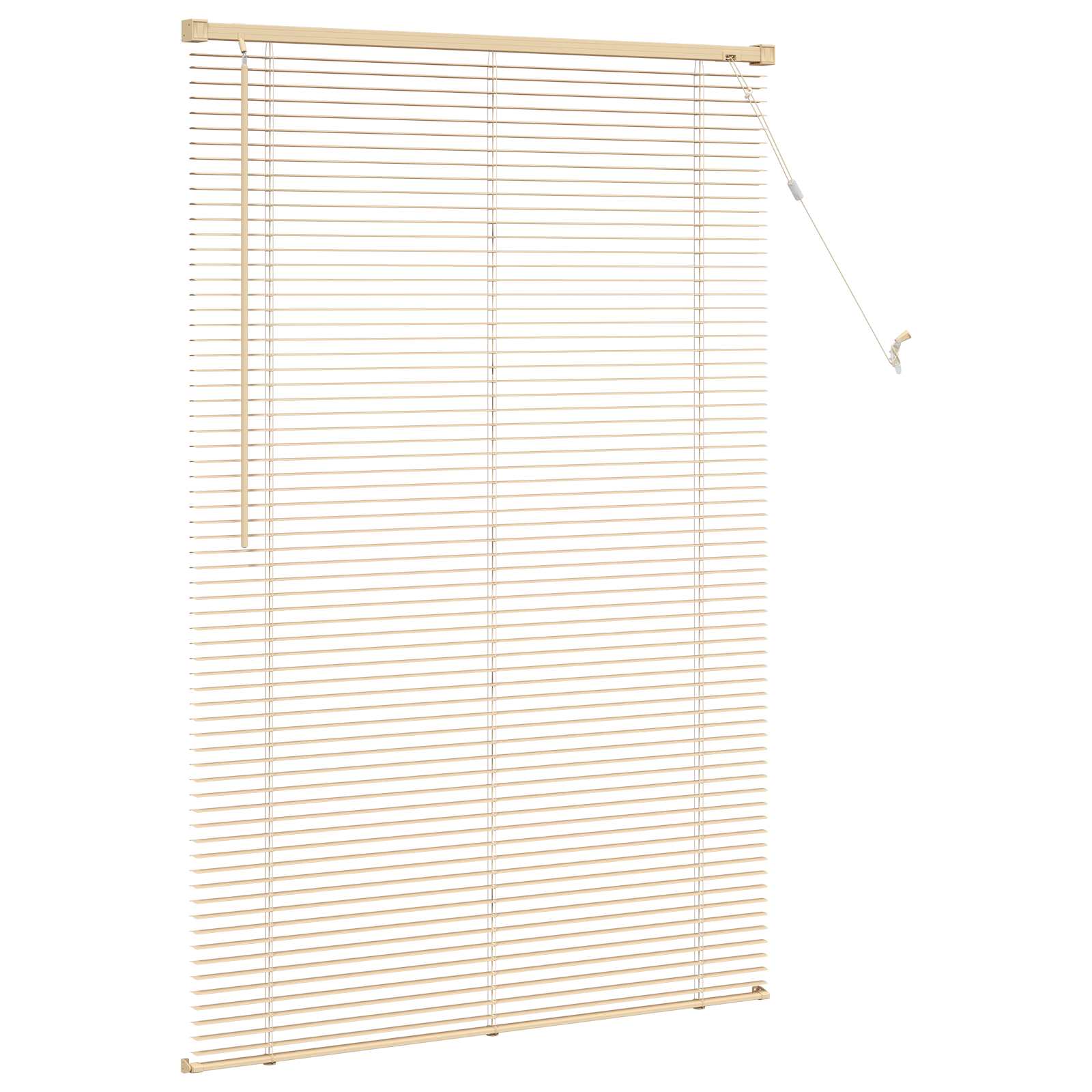 Venetiaanse jaloezie Lichtbruin met Patroon 150 x 70 cm 25 mm