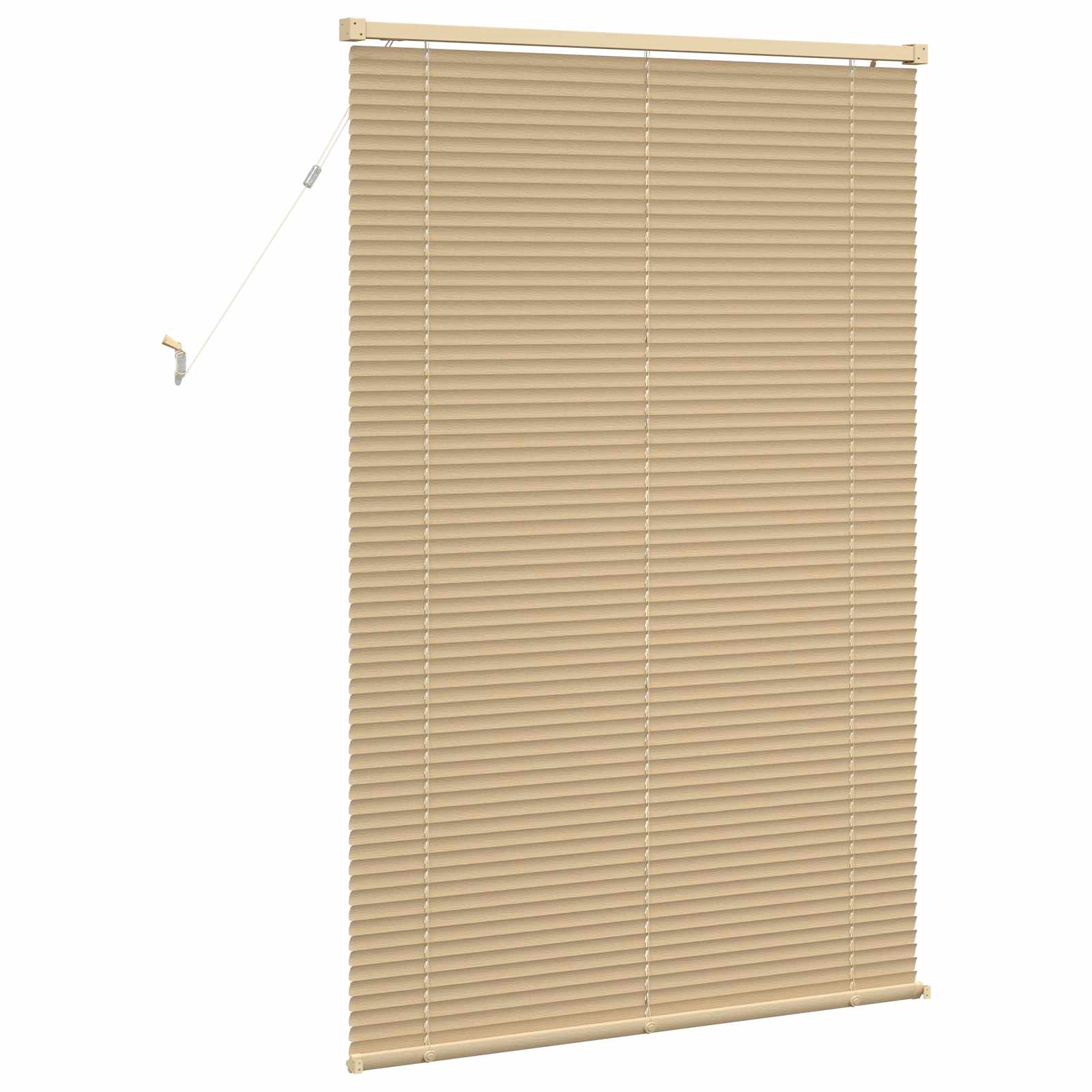 Venetiaanse jaloezie Lichtbruin met Patroon 150 x 80 cm 25 mm