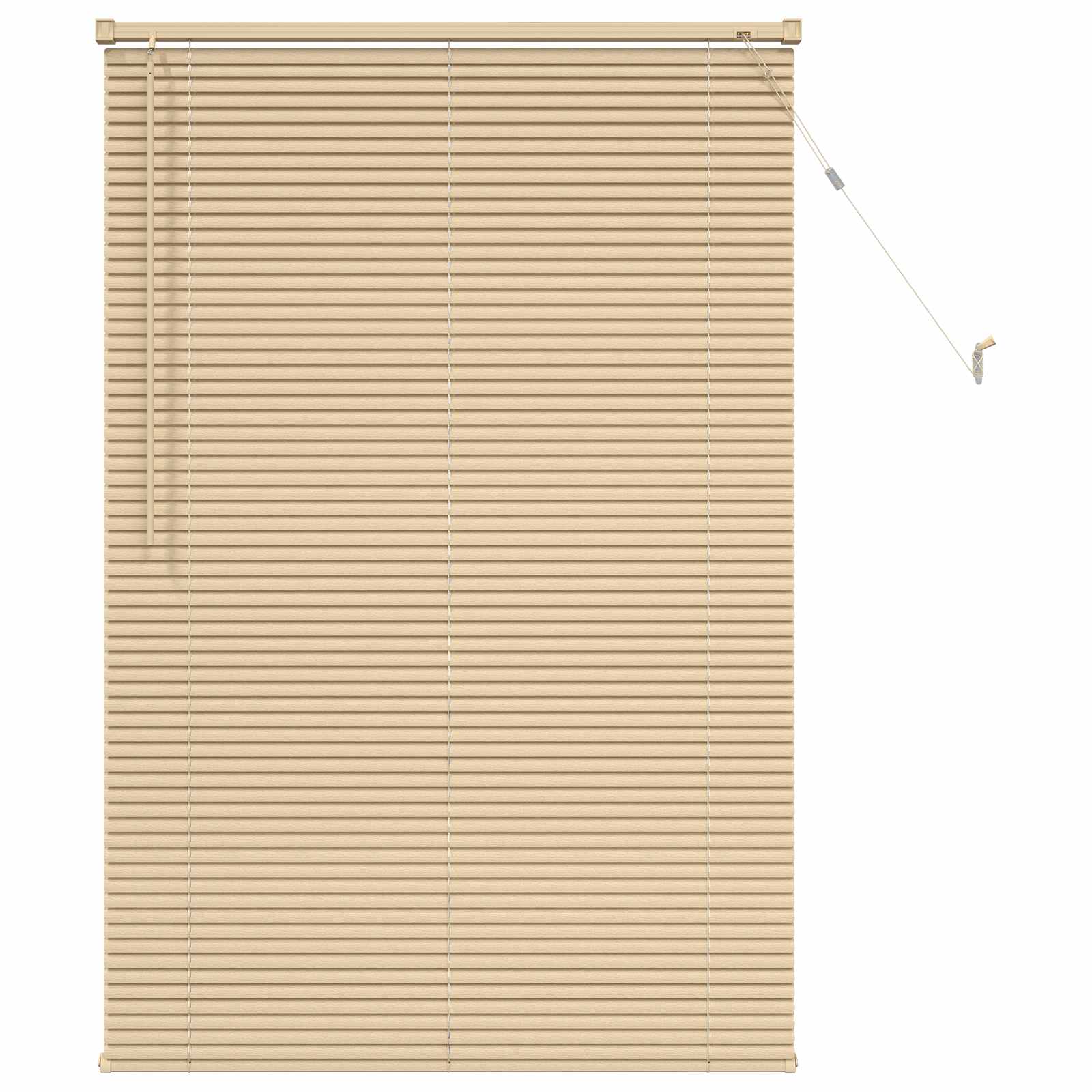 Venetiaanse jaloezie Lichtbruin met Patroon 150 x 80 cm 25 mm