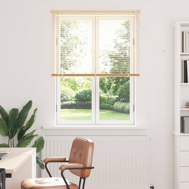 Venetiaanse jaloezie Lichtbruin met Patroon 150 x 90 cm 25 mm
