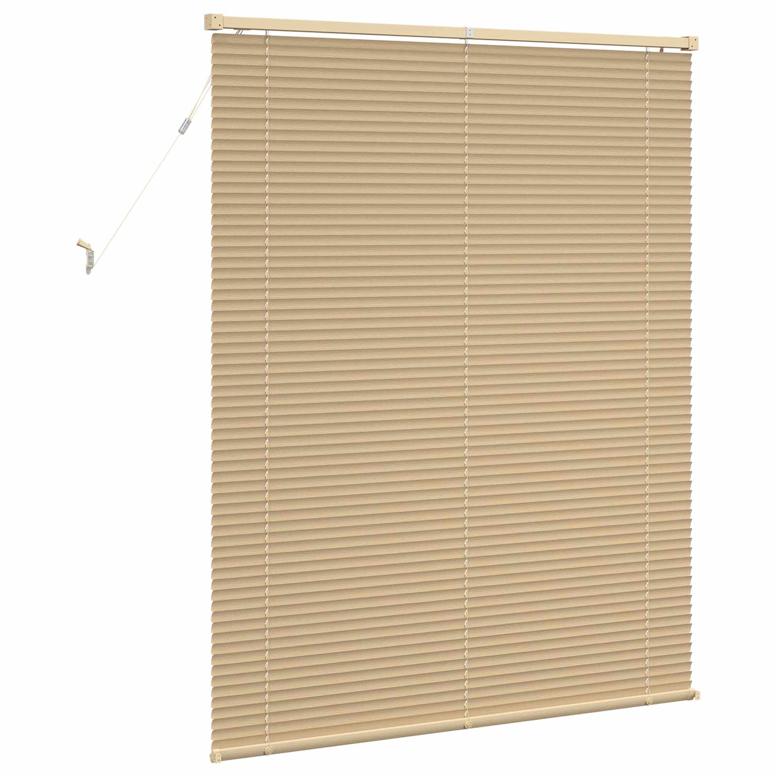 Venetiaanse jaloezie Lichtbruin met Patroon 150 x 120 cm 25 mm
