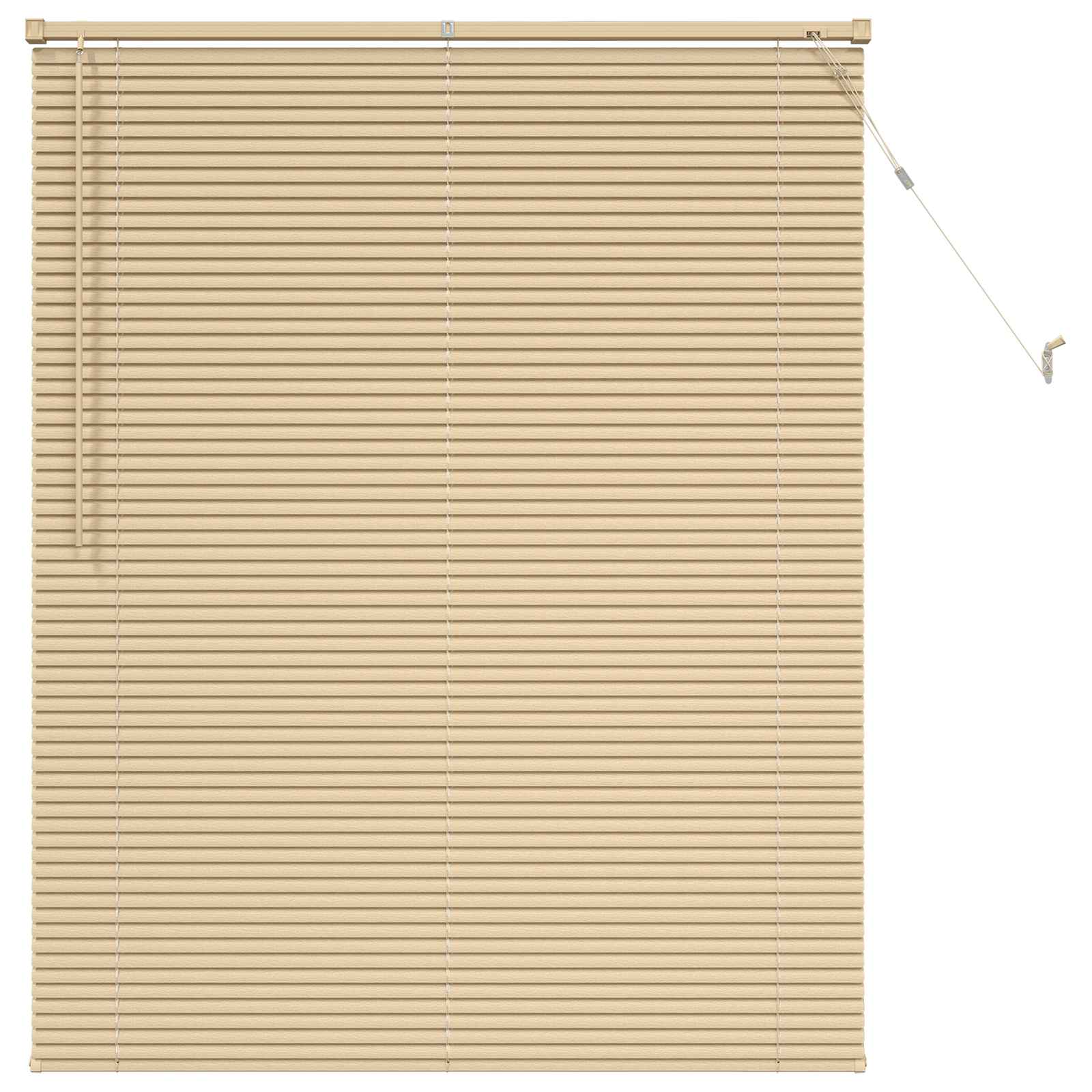Venetiaanse jaloezie Lichtbruin met Patroon 150 x 120 cm 25 mm