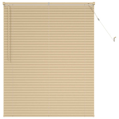 Venetiaanse jaloezie Lichtbruin met Patroon 150 x 120 cm 25 mm