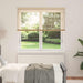 Venetiaanse jaloezie Lichtbruin met Patroon 150 x 130 cm 25 mm