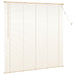 Venetiaanse jaloezie Lichtbruin met Patroon 150 x 150 cm 25 mm
