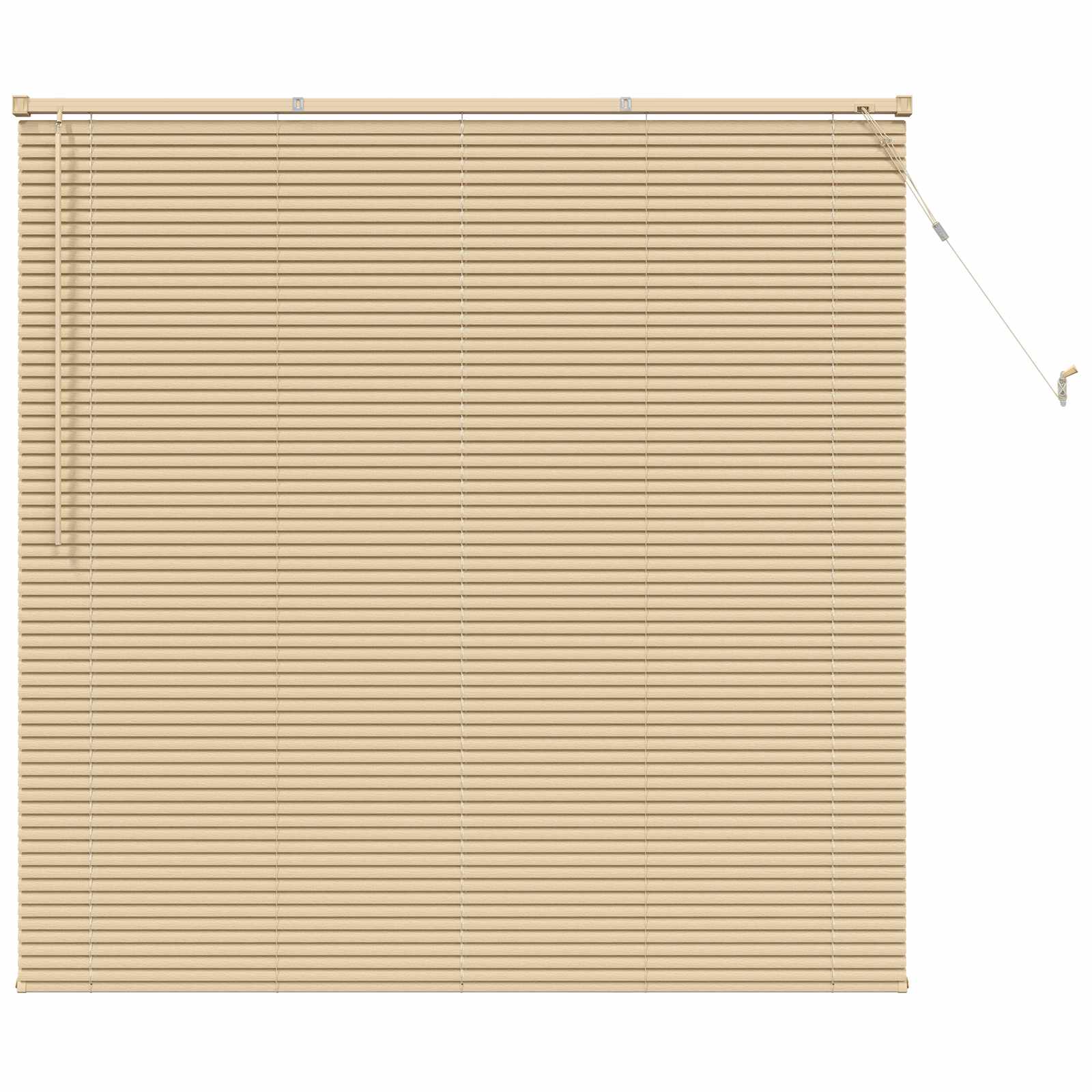 Venetiaanse jaloezie Lichtbruin met Patroon 150 x 150 cm 25 mm