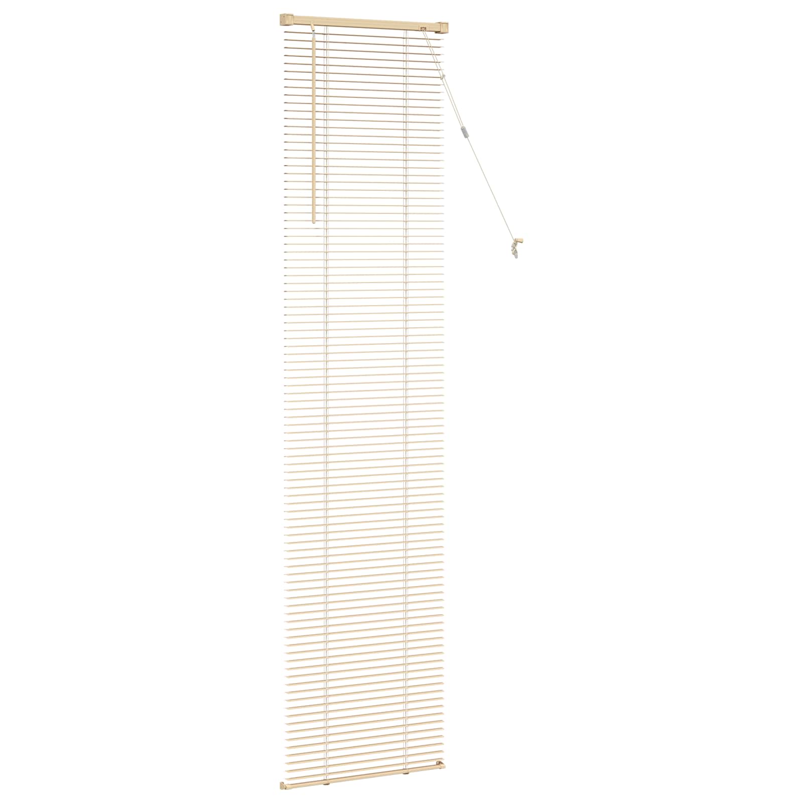 Venetiaanse jaloezie Lichtbruin met Patroon 213 x 60 cm 25 mm