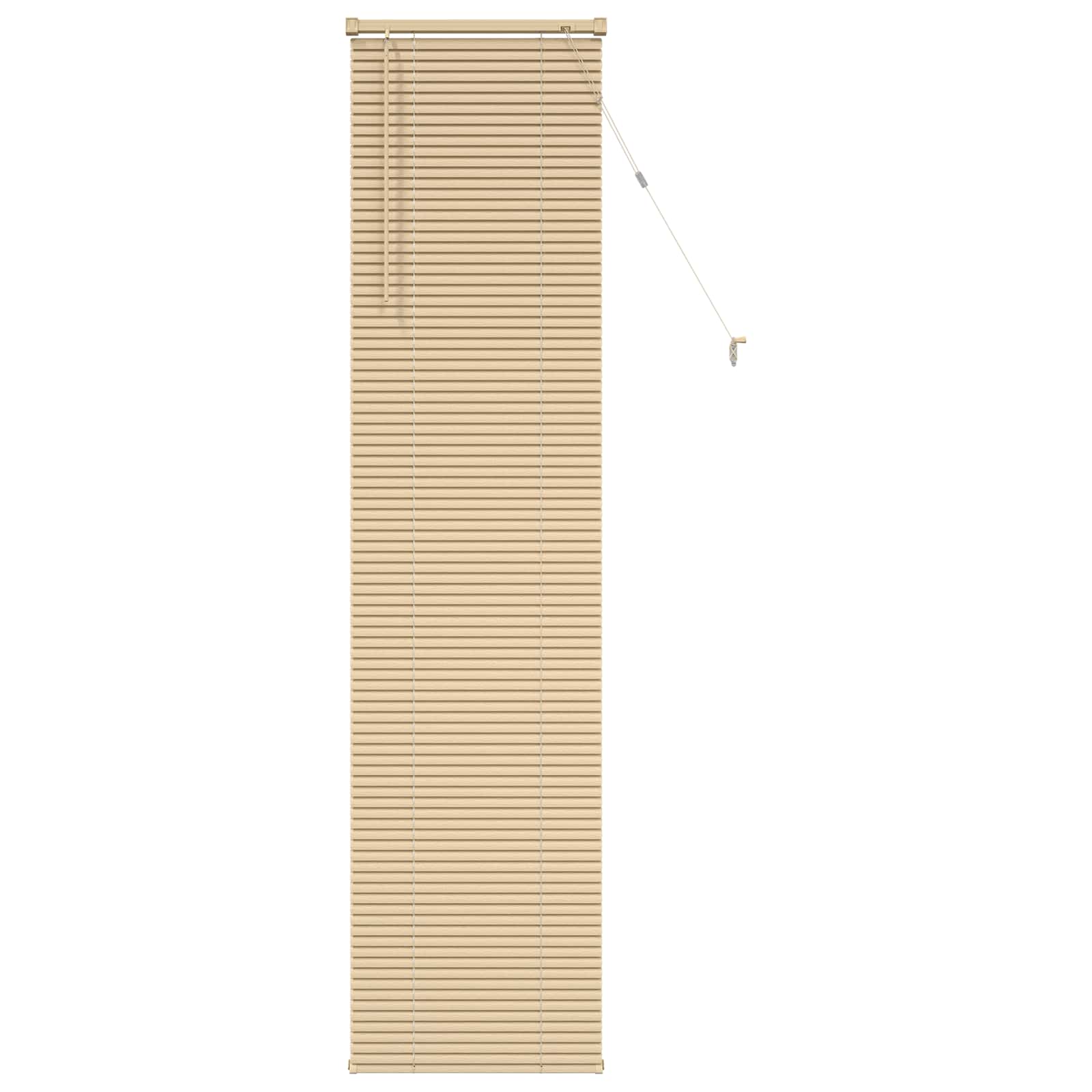Venetiaanse jaloezie Lichtbruin met Patroon 213 x 60 cm 25 mm