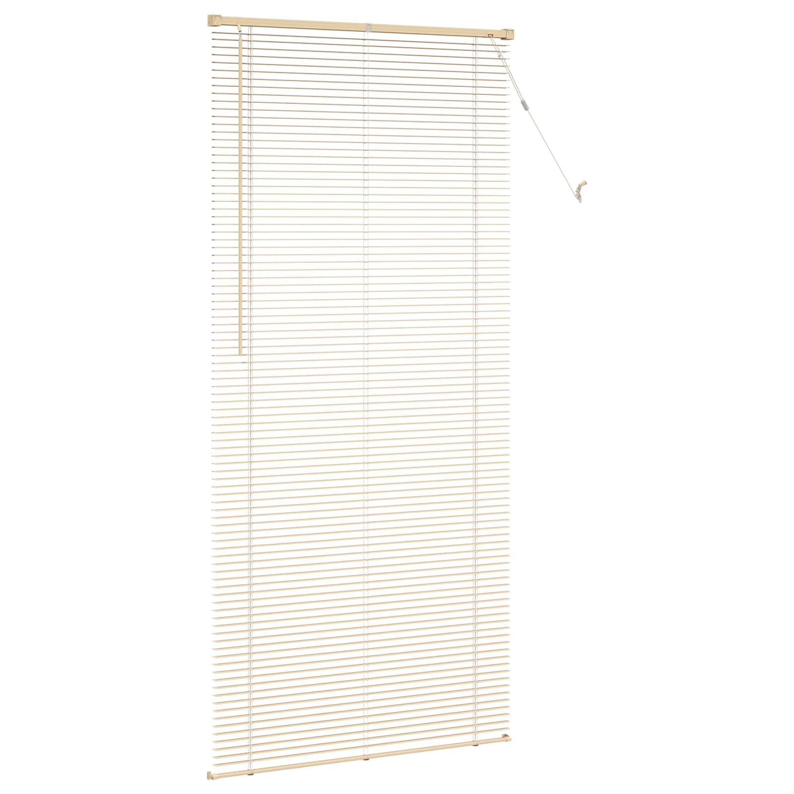 Venetiaanse jaloezie Lichtbruin met Patroon 213 x 90 cm 25 mm