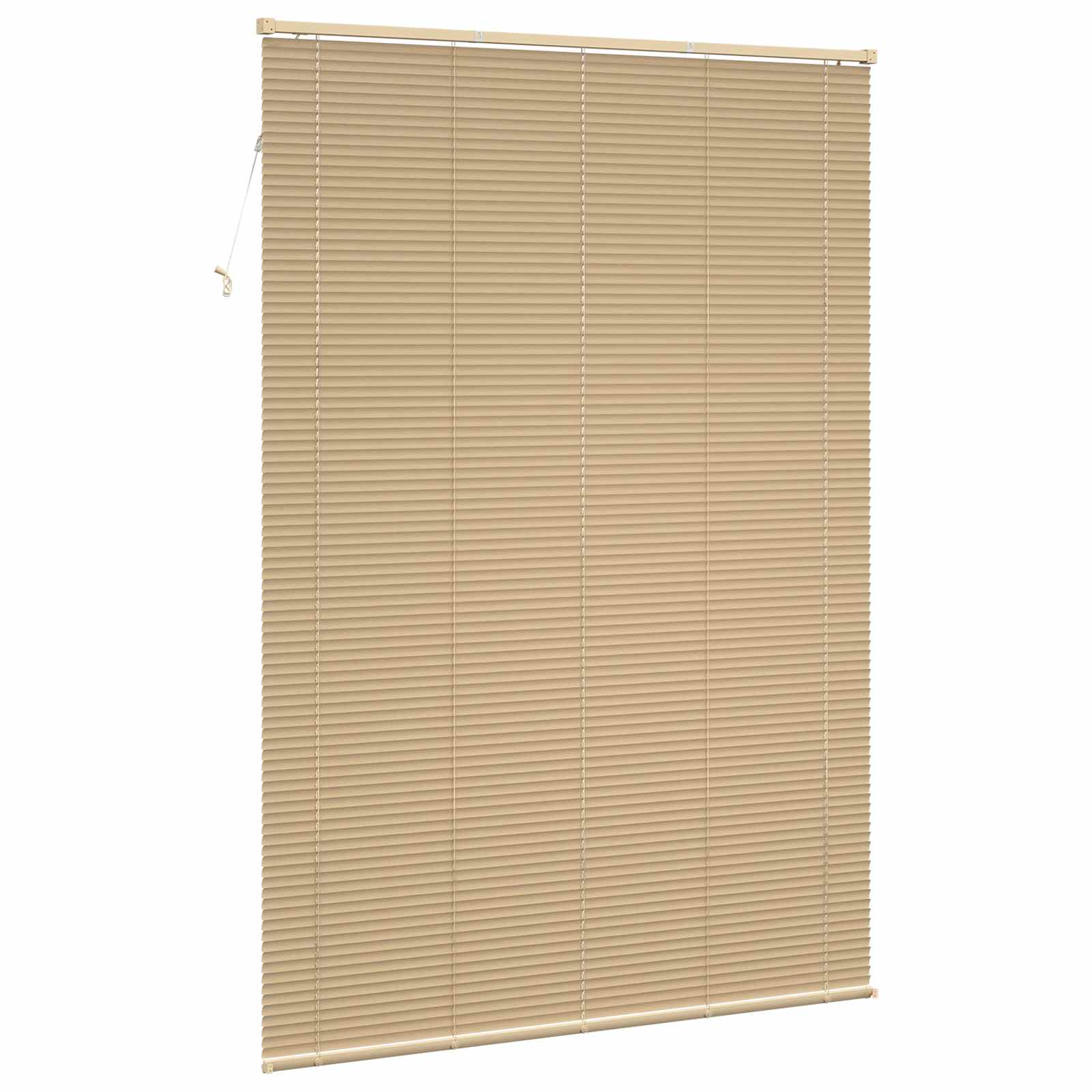 Venetiaanse jaloezie Lichtbruin met Patroon 213 x 130 cm 25 mm