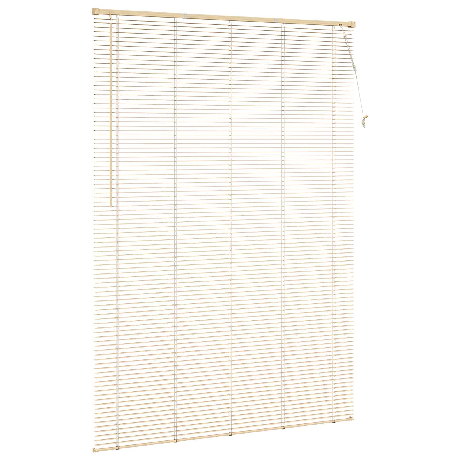 Venetiaanse jaloezie Lichtbruin met Patroon 213 x 140 cm 25 mm