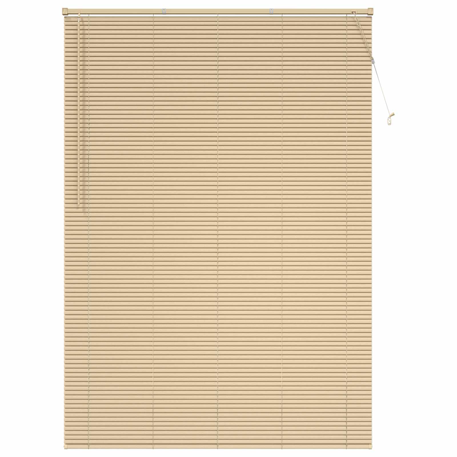 Venetiaanse jaloezie Lichtbruin met Patroon 213 x 160 cm 25 mm