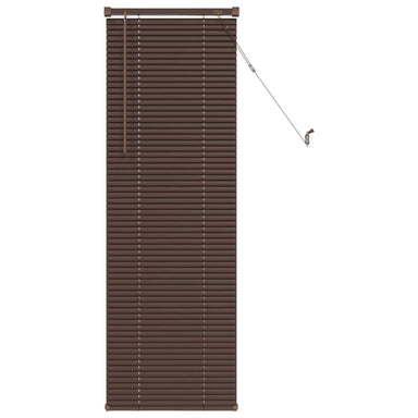 Venetiaanse jaloezie Donkerbruin met Patroon 150 x 60 cm 25 mm
