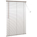 Venetiaanse jaloezie Donkerbruin met Patroon 150 x 90 cm 25 mm