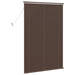 Venetiaanse jaloezie Donkerbruin met Patroon 150 x 90 cm 25 mm