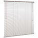 Venetiaanse jaloezie Donkerbruin met Patroon 150 x 150 cm 25 mm
