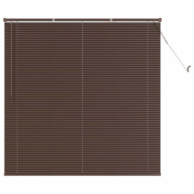 Venetiaanse jaloezie Donkerbruin 160 x 150 cm 25 mm PVC