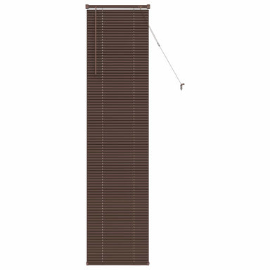 Venetiaanse jaloezie Donkerbruin met Patroon 213 x 40 cm 25 mm