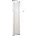 Venetiaanse jaloezie Donkerbruin met Patroon 213 x 50 cm 25 mm