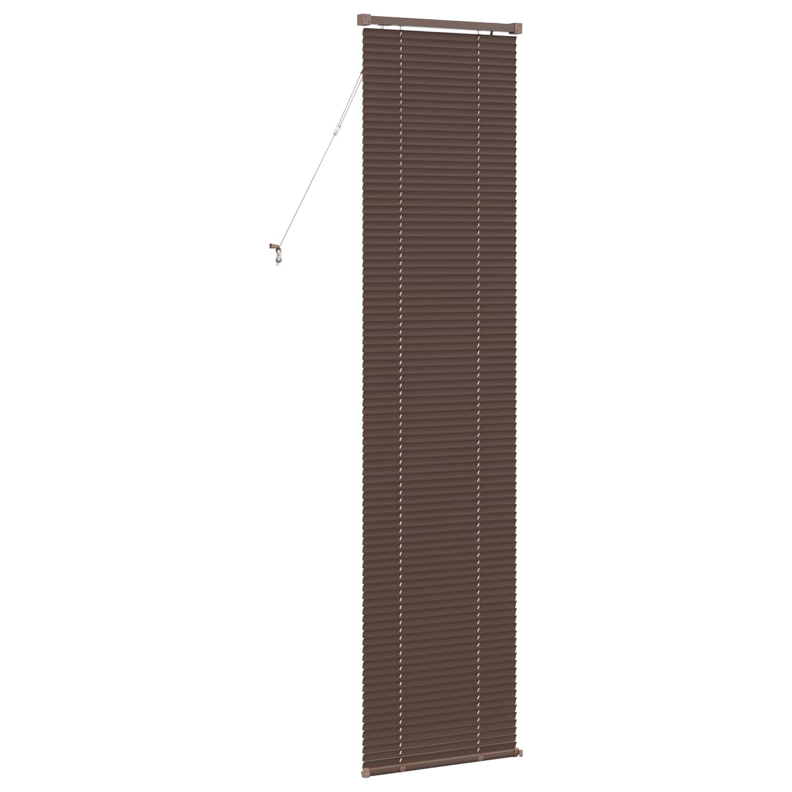Venetiaanse jaloezie Donkerbruin met Patroon 213 x 50 cm 25 mm
