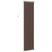 Venetiaanse jaloezie Donkerbruin met Patroon 213 x 50 cm 25 mm