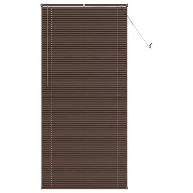 Venetiaanse jaloezie Donkerbruin met Patroon 213 x 90 cm 25 mm