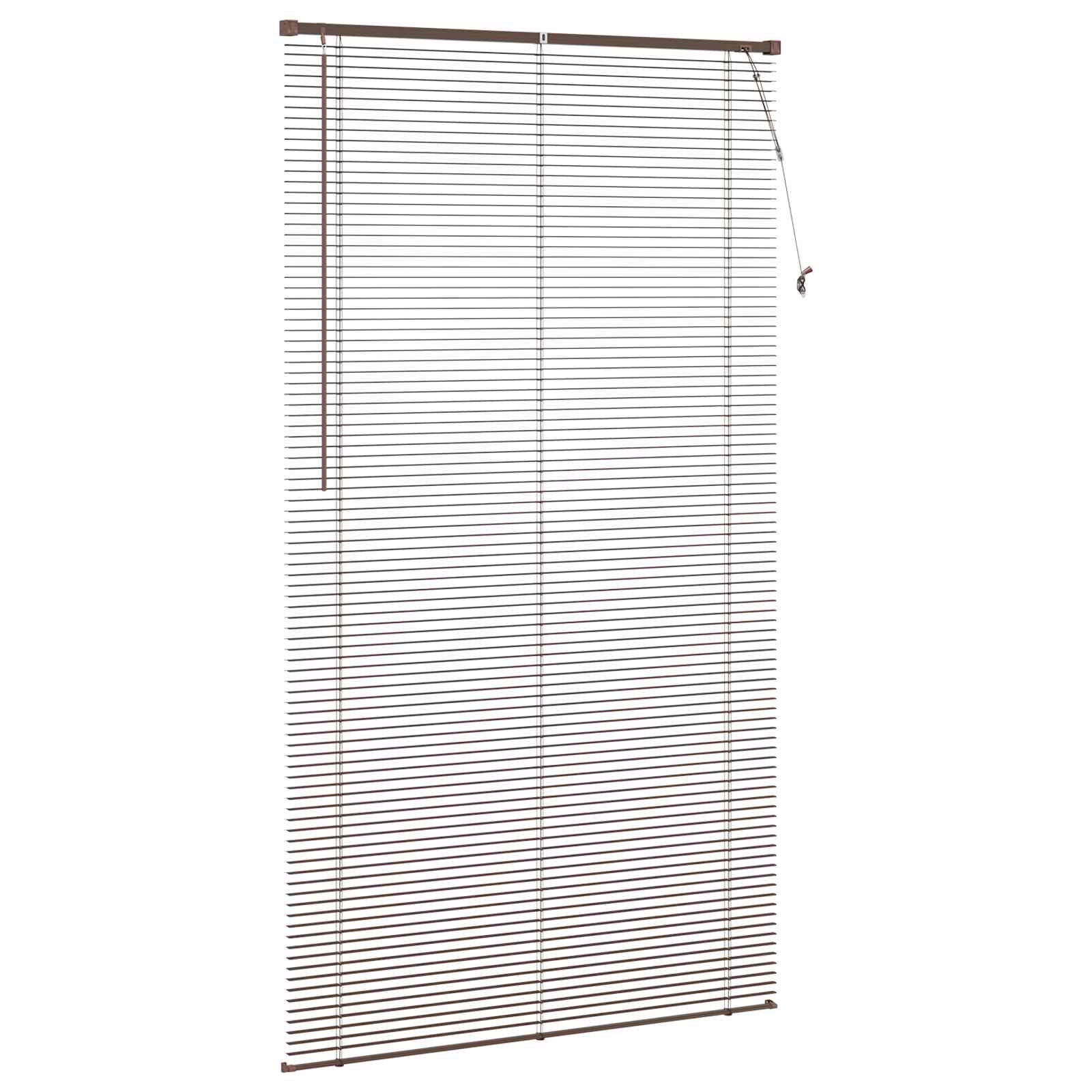 Venetiaanse jaloezie Donkerbruin met Patroon 213 x 110 cm 25 mm