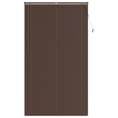Venetiaanse jaloezie Donkerbruin met Patroon 213 x 120 cm 25 mm