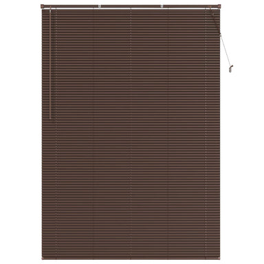 Venetiaanse jaloezie Donkerbruin met Patroon 213 x 150 cm 25 mm