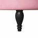 HoogRugStoel Roze 56,5 x 70 x 110 cm Fluweel