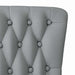 Slipper Stoel Lichtgrijs 56,5 x 70 x 110 cm Stof