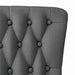 Slipper Stoel Donkergrijs 56,5 x 70 x 110 cm Stof