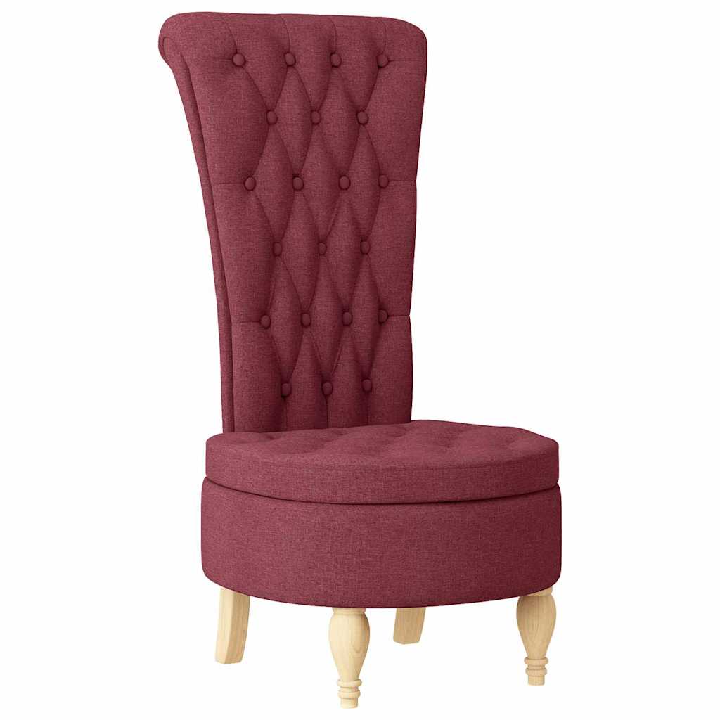 Slipper Stoel Wijnrood 56,5 x 70 x 110 cm Stof