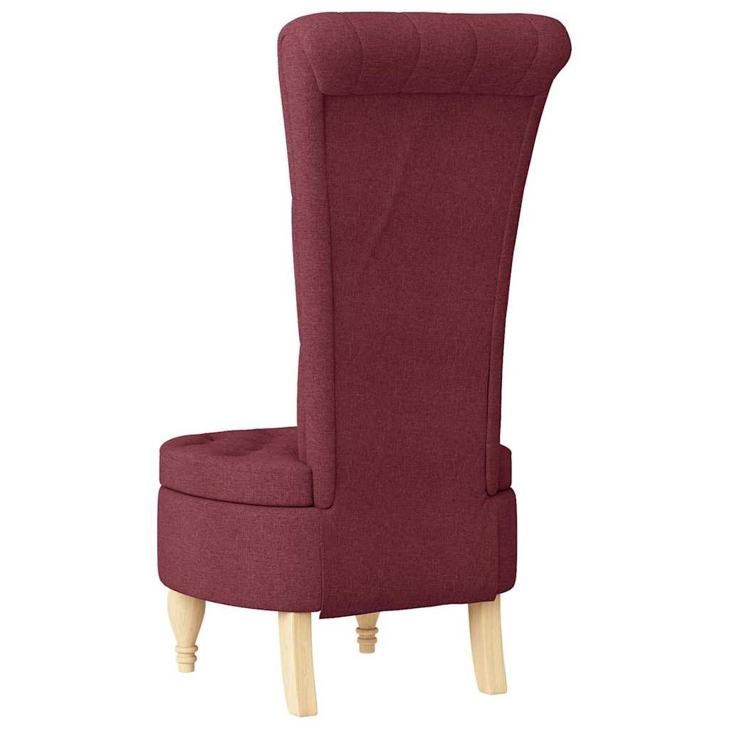 Slipper Stoel Wijnrood 56,5 x 70 x 110 cm Stof