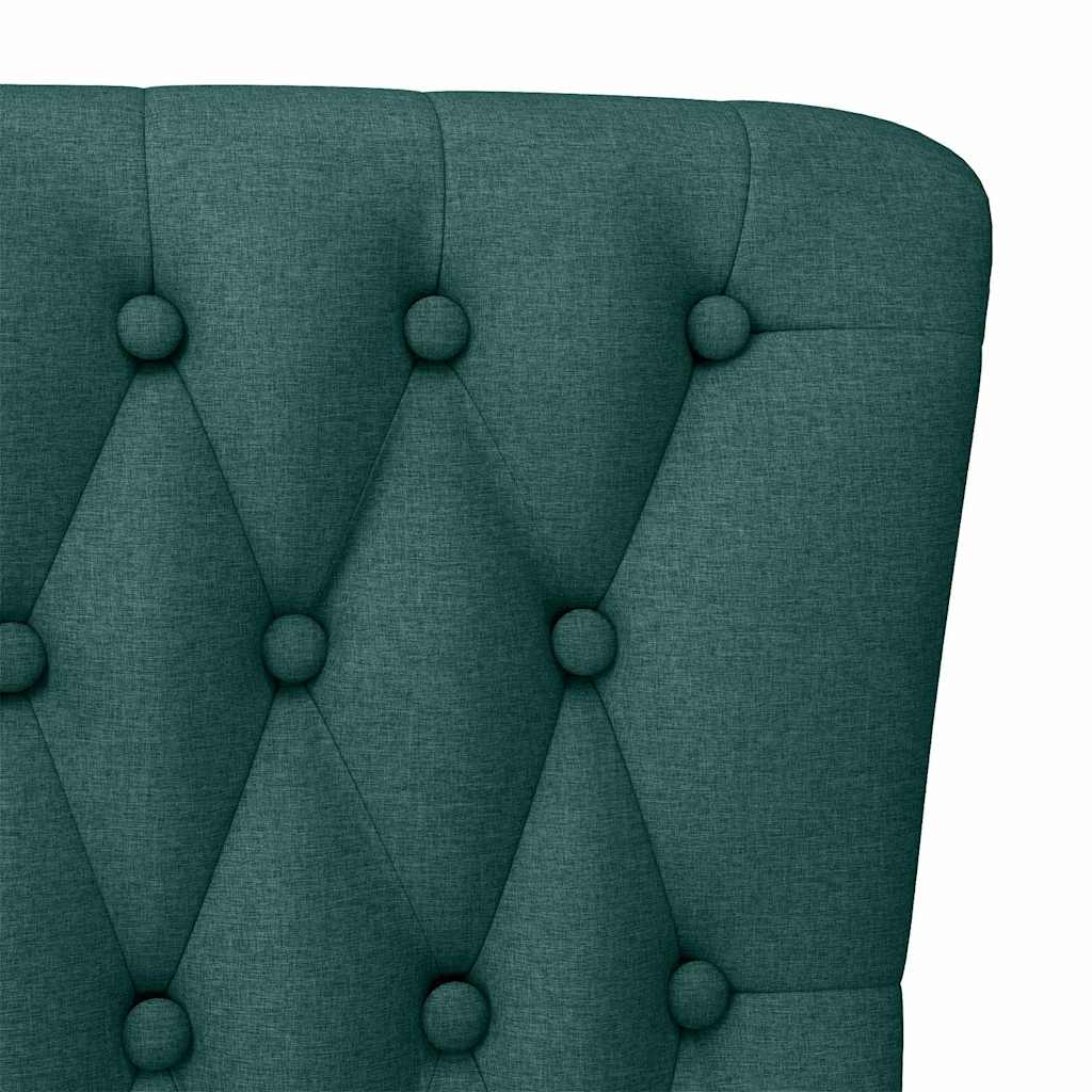 Slipper Stoel Donkergroen 56,5 x 70 x 110 cm Stof