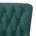 Slipper Stoel Donkergroen 56,5 x 70 x 110 cm Stof