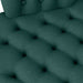 Slipper Stoel Donkergroen 56,5 x 70 x 110 cm Stof