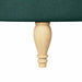 Slipper Stoel Donkergroen 56,5 x 70 x 110 cm Stof